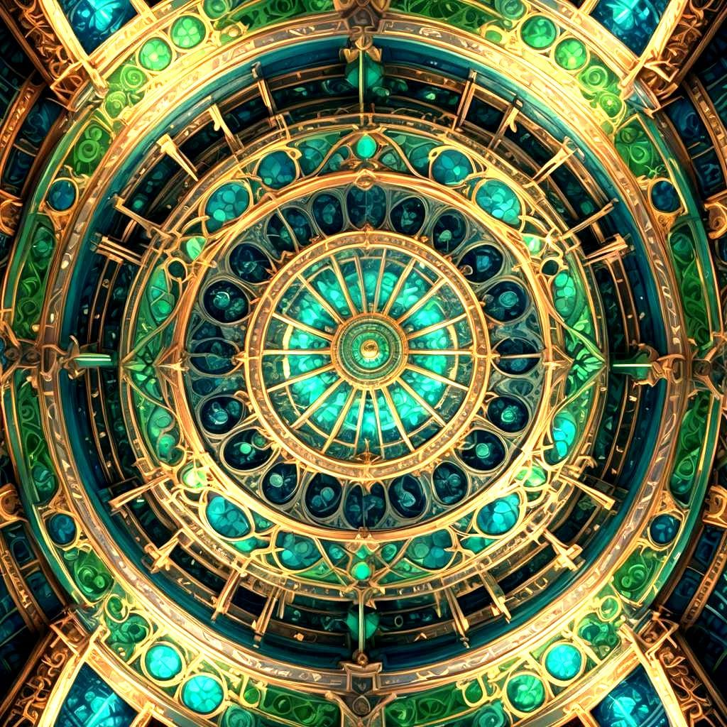 Hyperrealistic Victorian Kaleidoscope in Detailed Matte Pain...