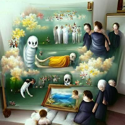 Visualizing the Afterlife: An AI Interpretation