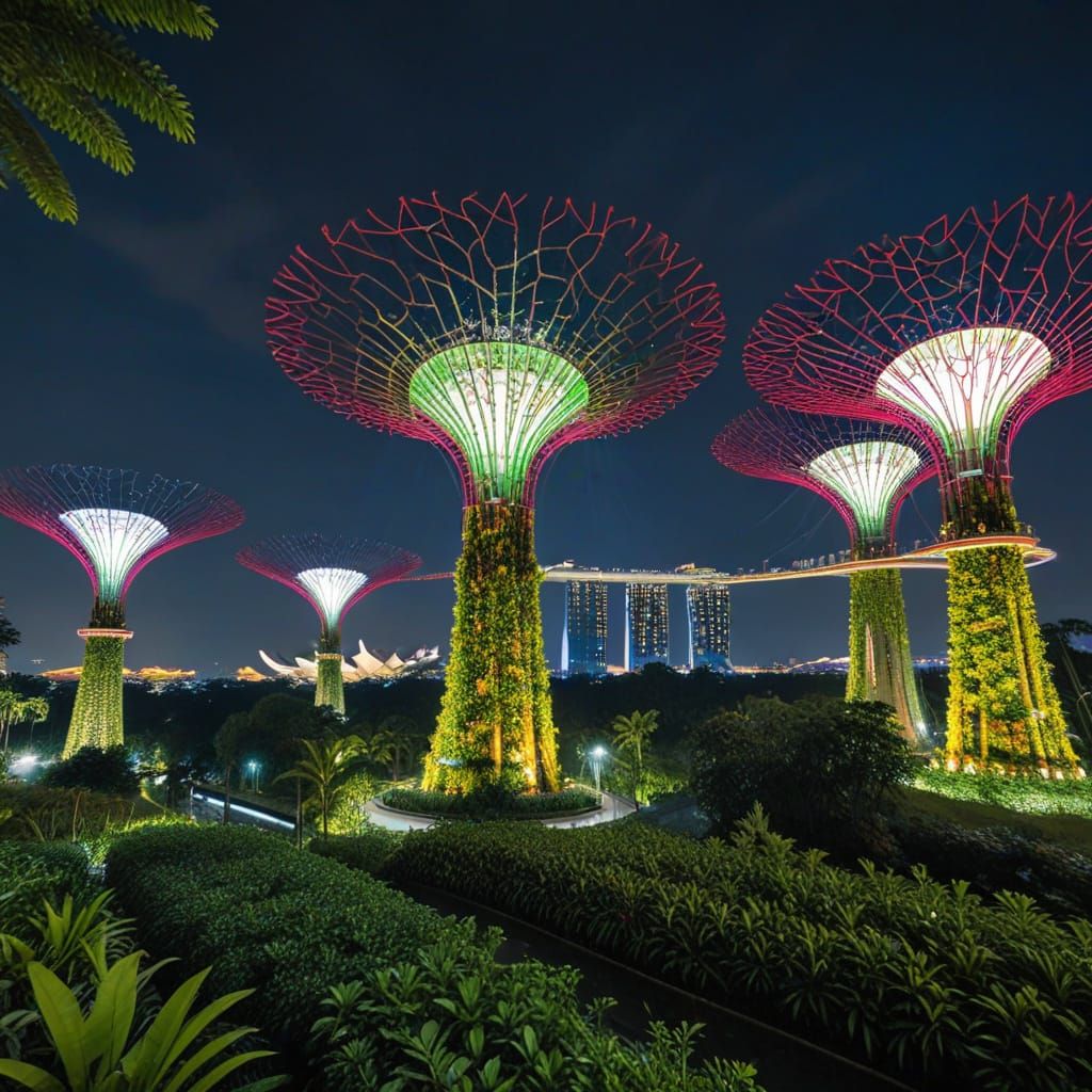 Gardens by the Bay: Supertrees Landscape