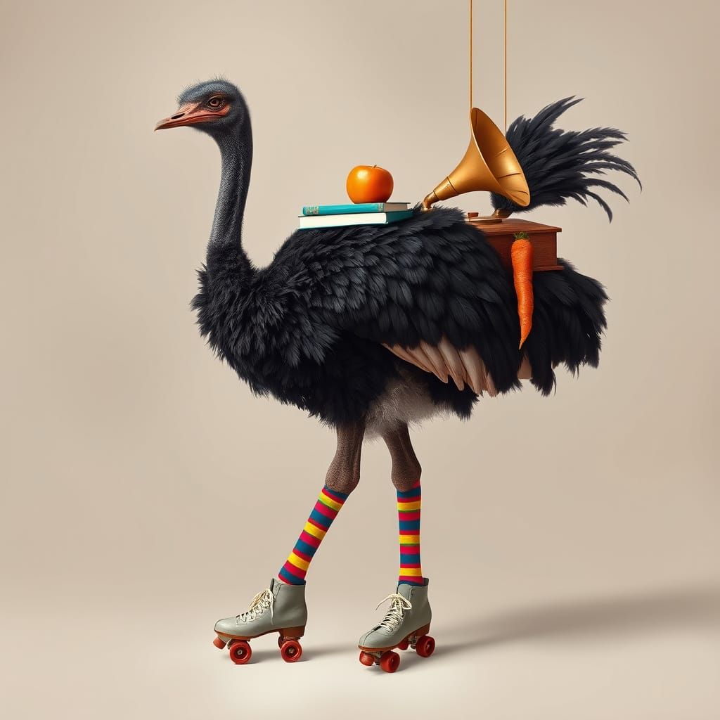 A Very Talented Ostrich