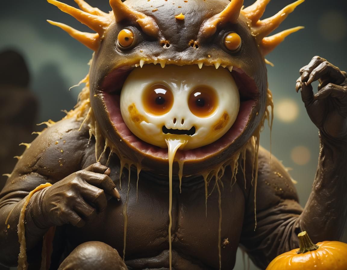 Epic Kaiju Portrait Inspired by Curtis and Nerdrum