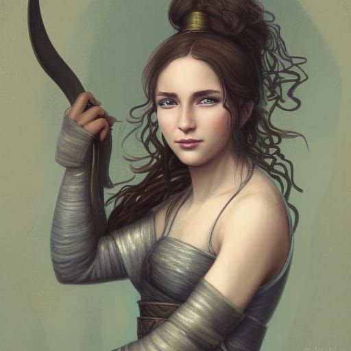 Medieval Woman Blacksmith Fantasy Art