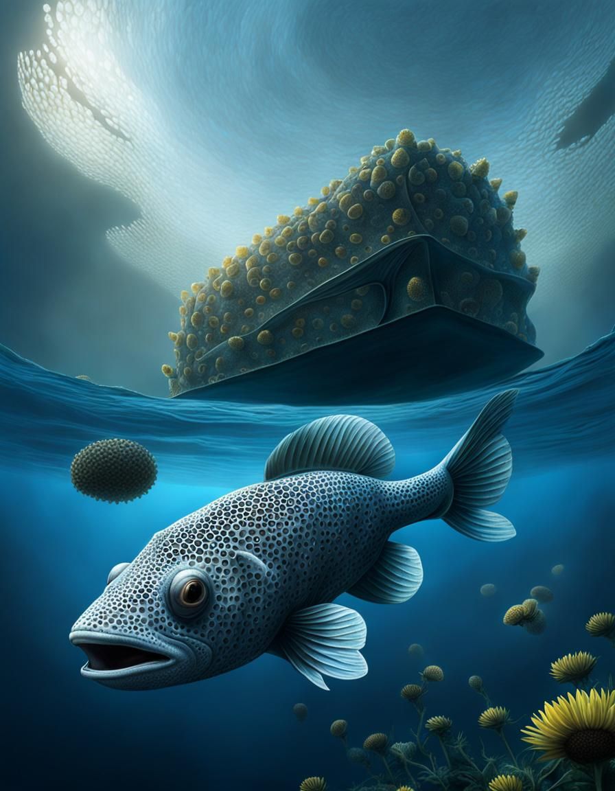 Trypophobia Fish protecting its Eggs