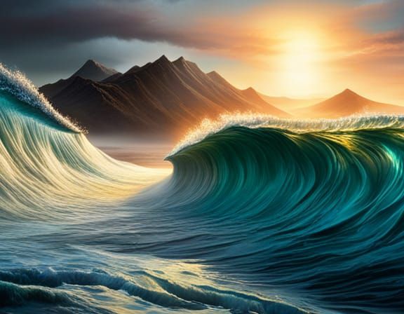 Epic Parting of the Red Sea at Night