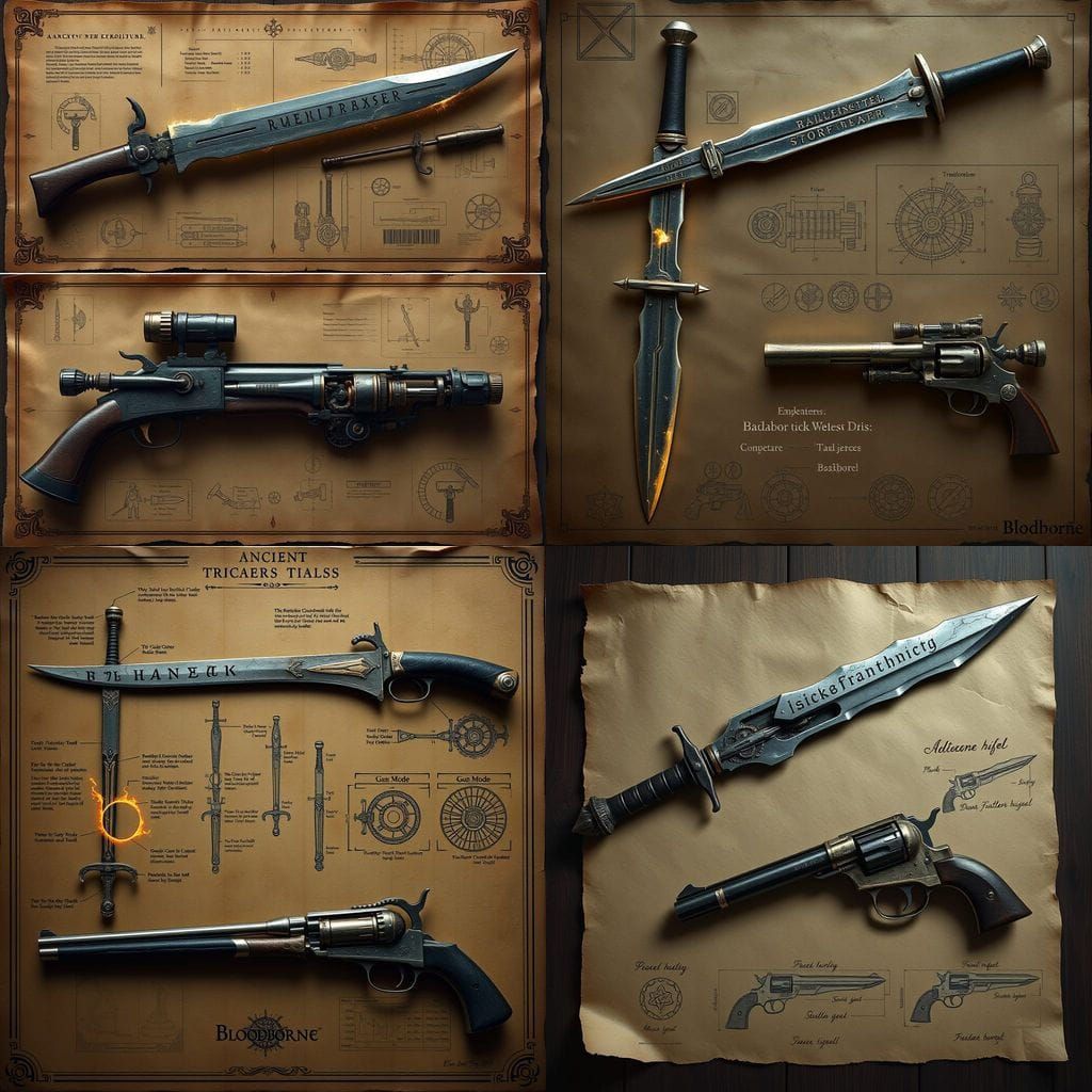 Ancient Arcane Trick Weapon in Sword, Gun, and Transformatio...