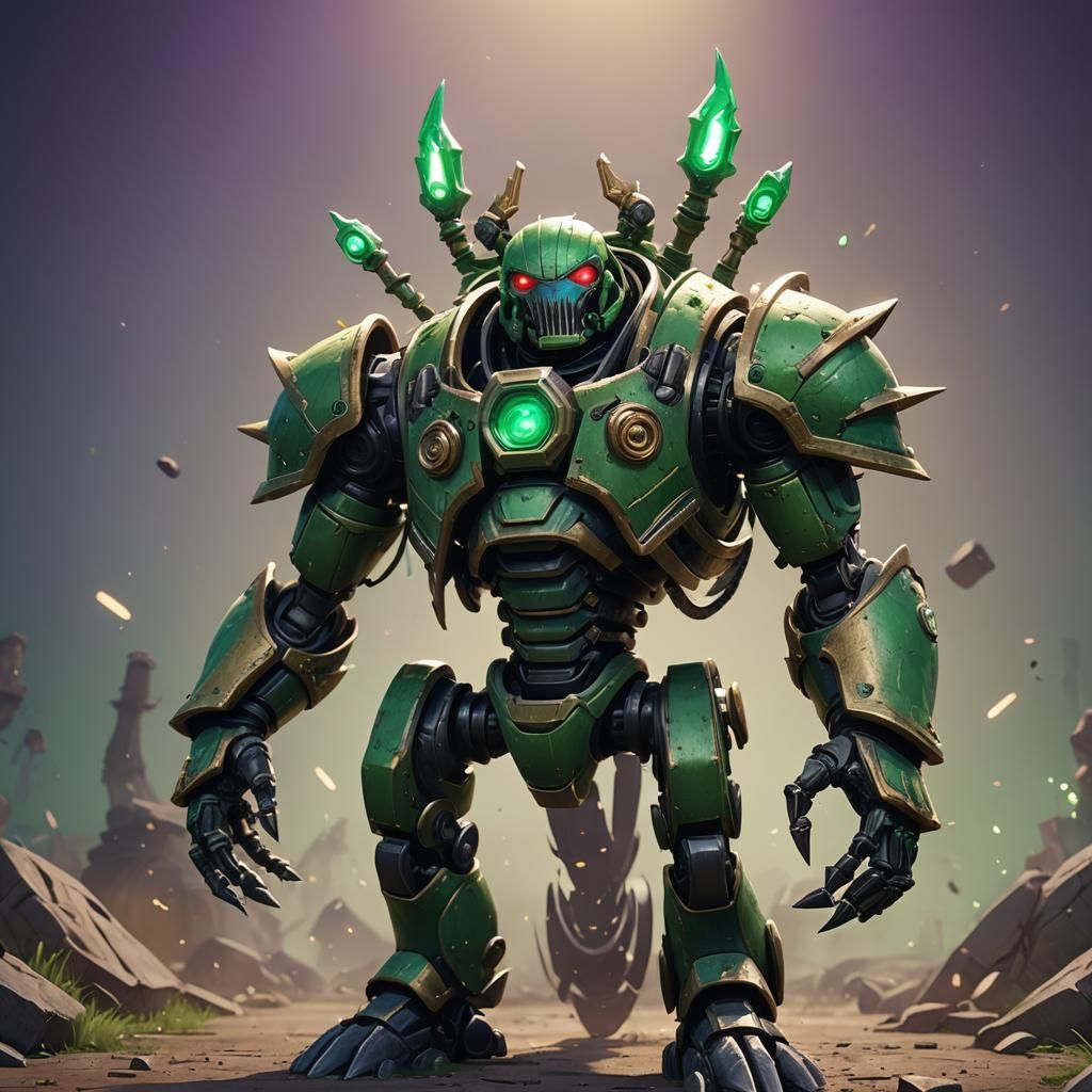 Urgot from League of Legends: Pixar-style 3D Render