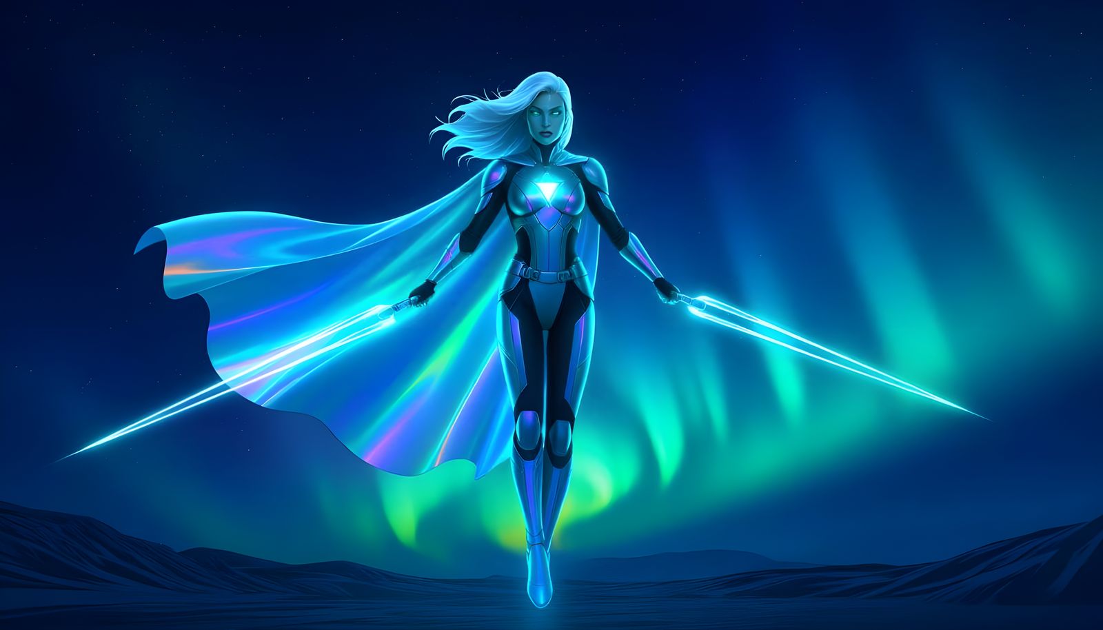Aurora Warrior: Superhero of Light and Shadow