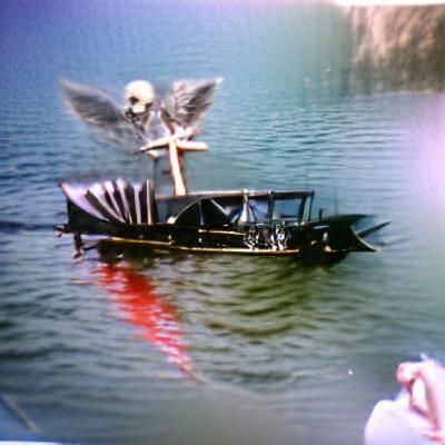 Death Boat with Angel of Death