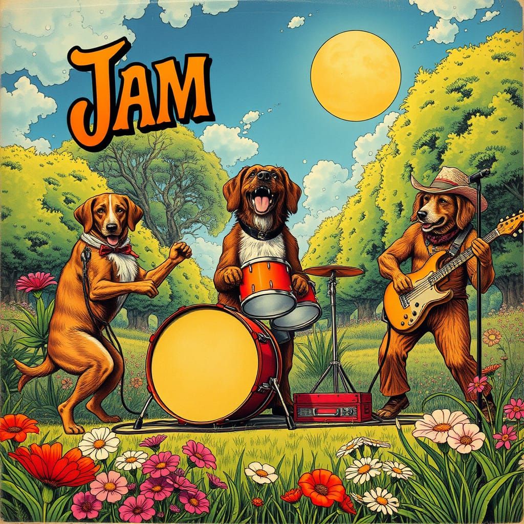 Energetic Country Funk Rock Band Performs Live on Stage