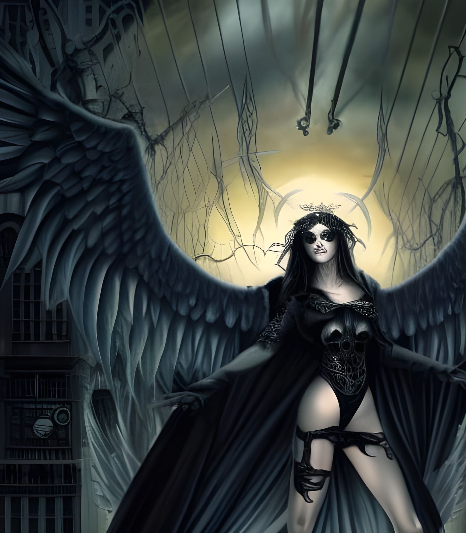 an ANGEL OF DEATH, for sure . . . just take a look at that face!