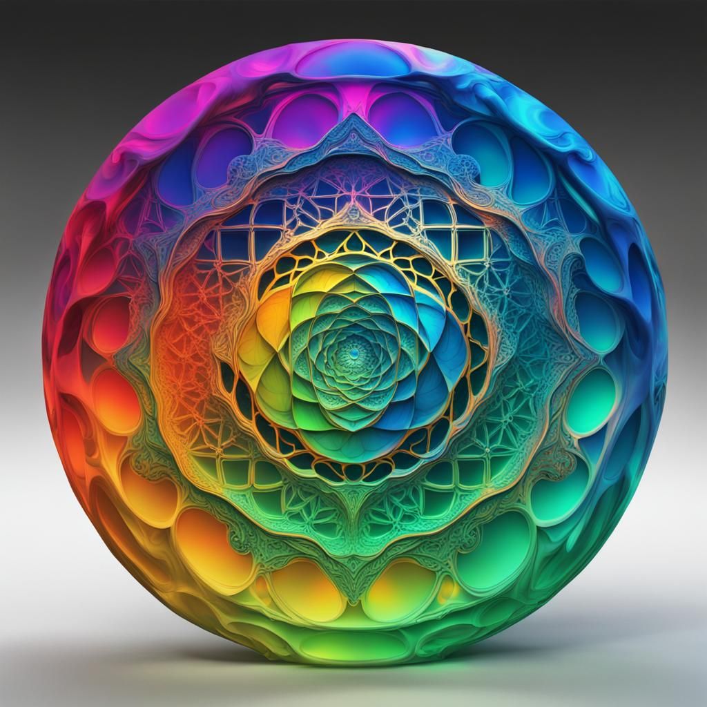 Futuristic Pop Art in Tetradic Colors