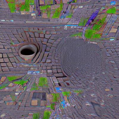 Person Exiting Manhole Cover: AI Interpretation