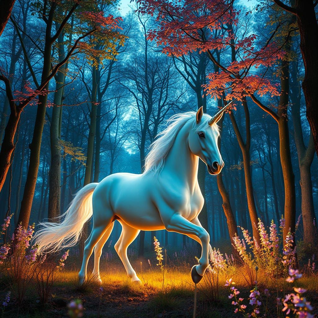 Mythical Forest Dreamscape in Hyper-Realistic Digital Art