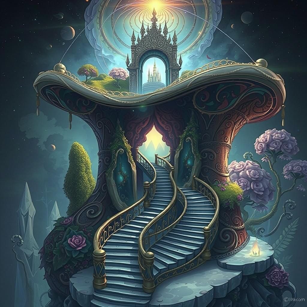 Mystical Top Hat Portal to a Surreal World