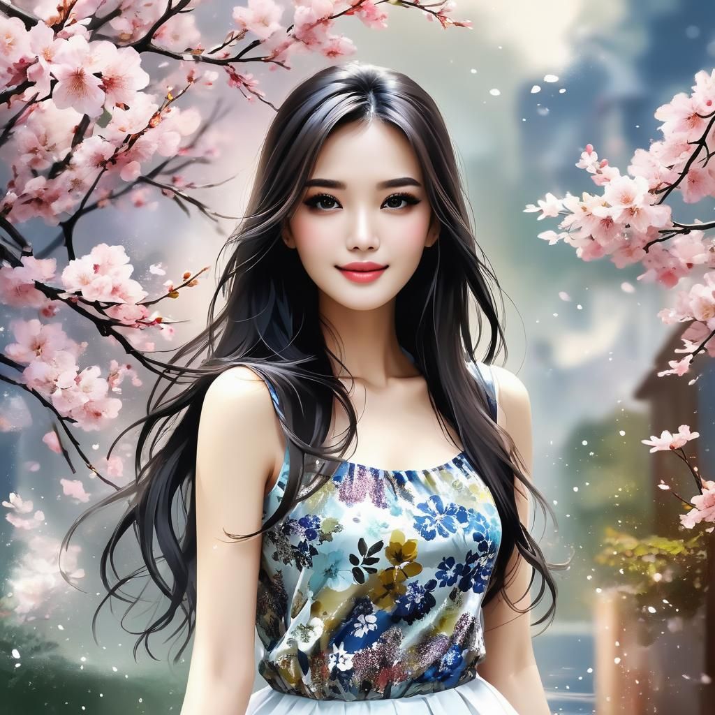 AI-Generated Image of the Most Beautiful Girl
