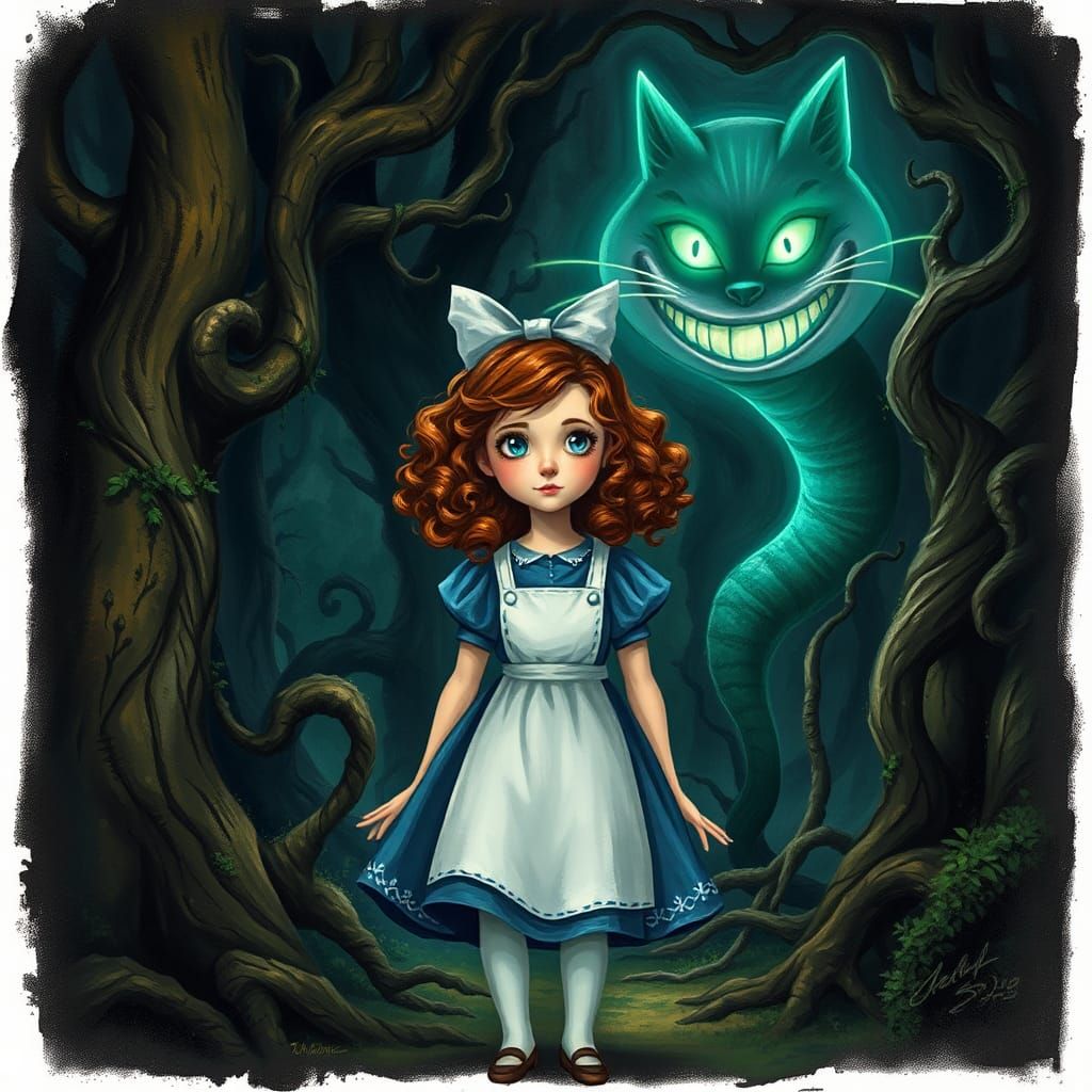 Alice in Wonderland: Cheshire Cat Apparition