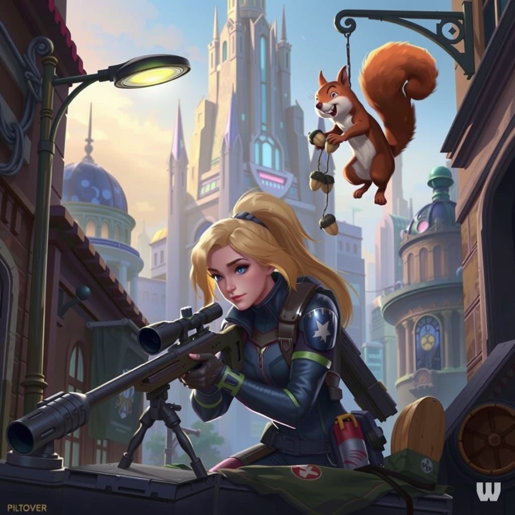 Caitlyn's Sniper Trap in Piltover: League of Legends Realism