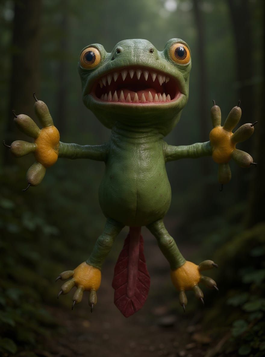 Realistic CGI Rendering of Child's Aquatic Creature