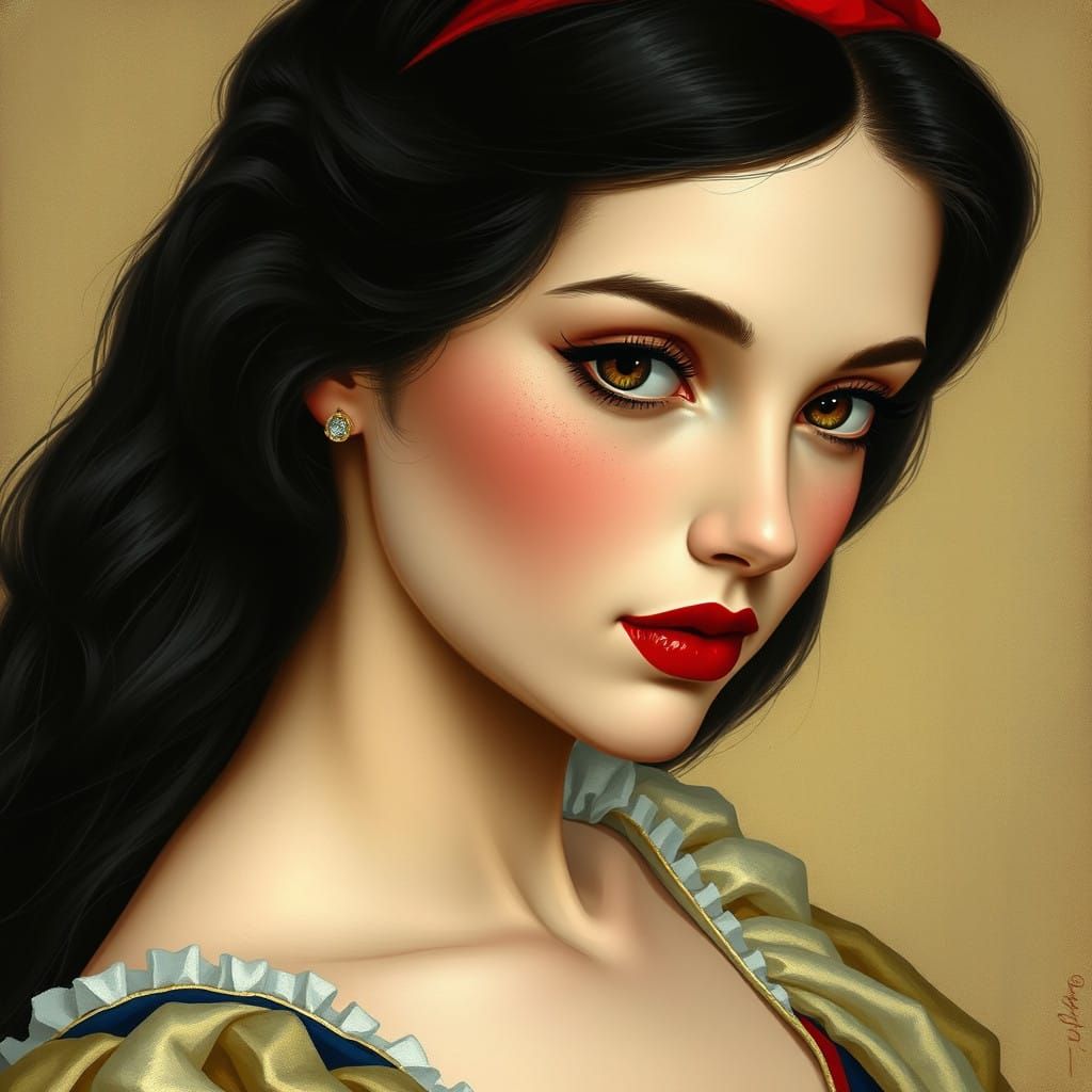 Classical Snow White with a Touch of Romanticism