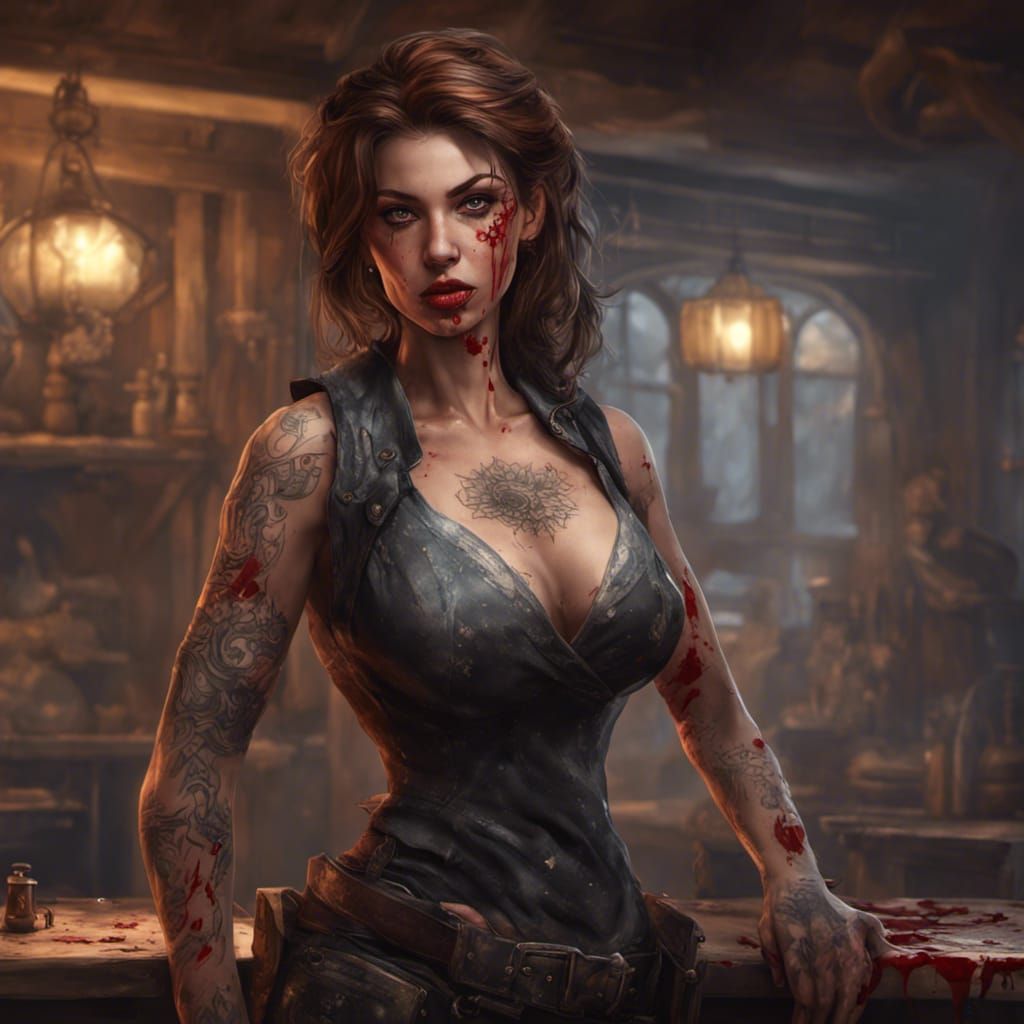 Hyperdetailed Thief Portrait in Dark Fantasy Style