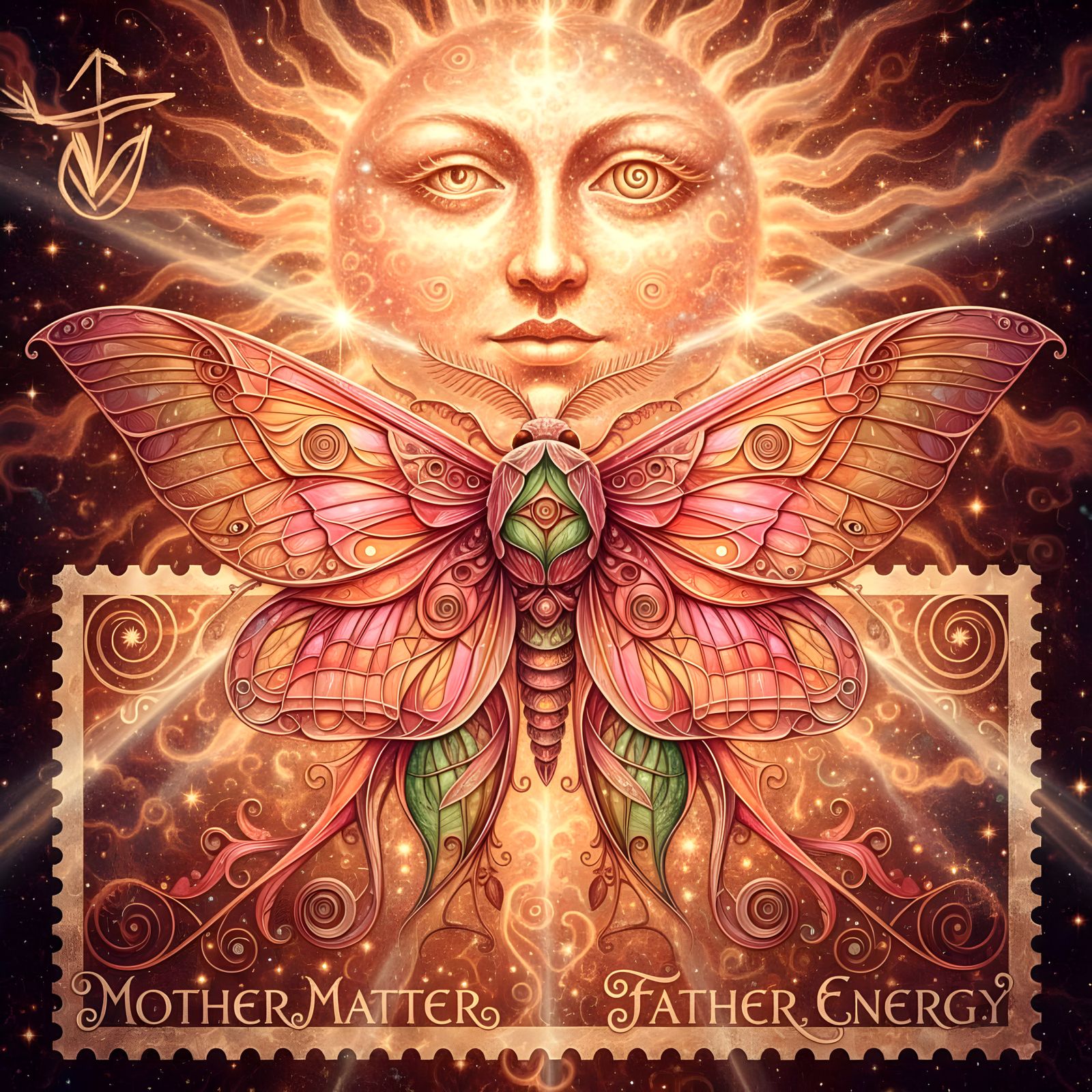 Cosmic Moth of Stars in Fractal Yin Yang Flow