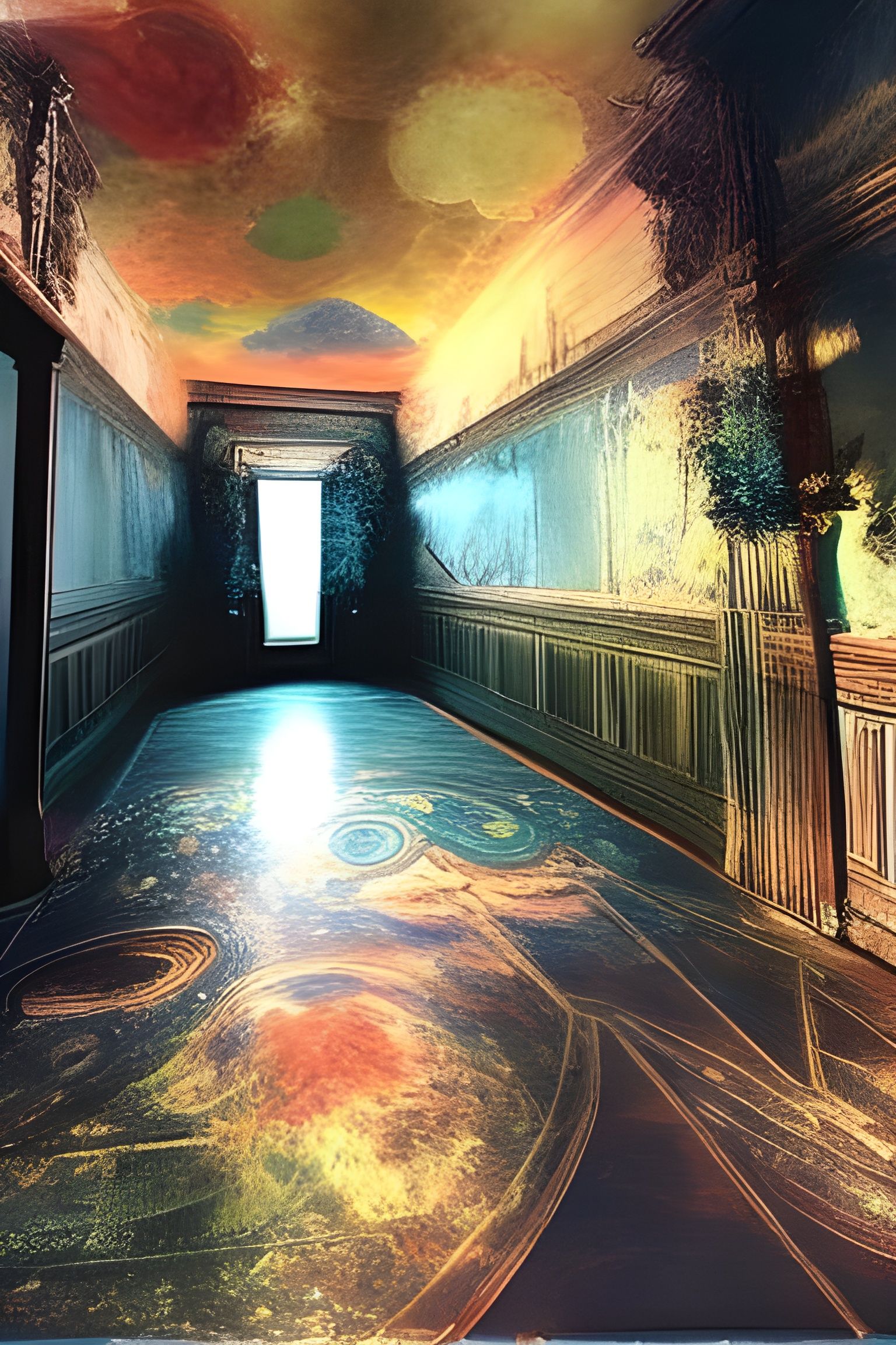 Eerie Haunted House in Abandoned Urbex Style