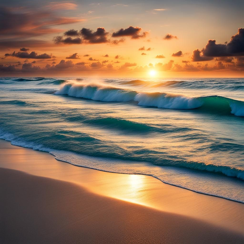 Ocean Sunrise: A Stunning Morning View
