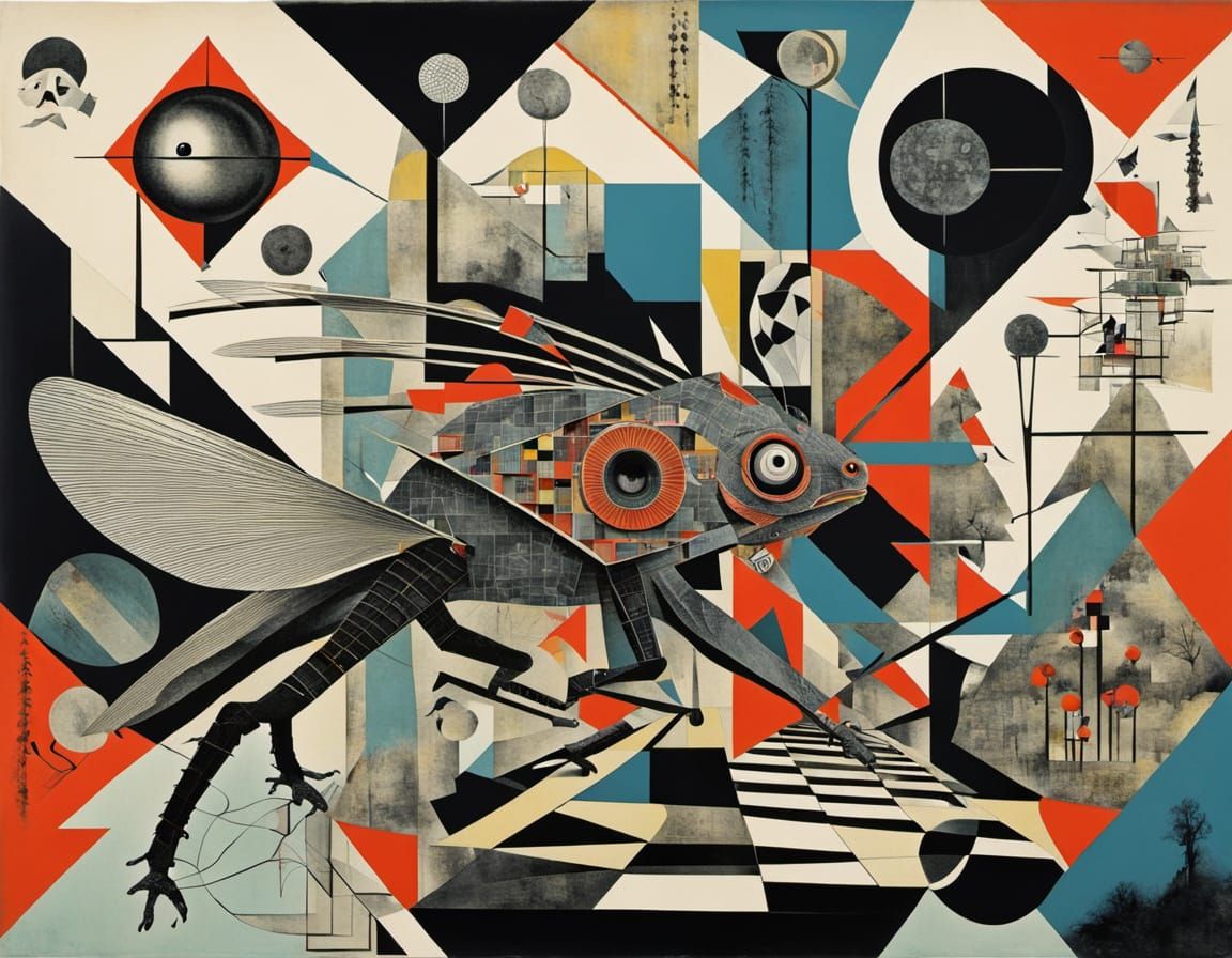 Macabre Fairy-Tale in Abstract Constructivist Manga