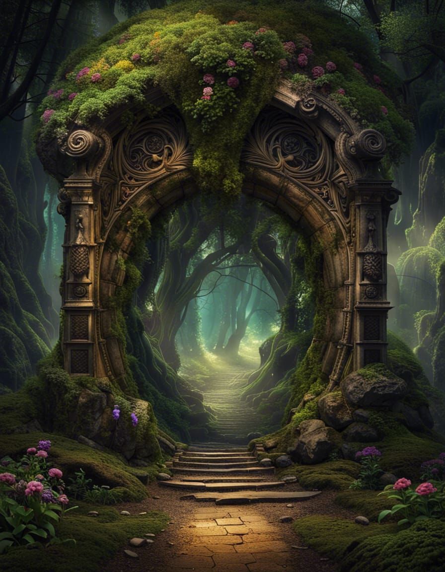 Enchanting Portal to a Magical Land