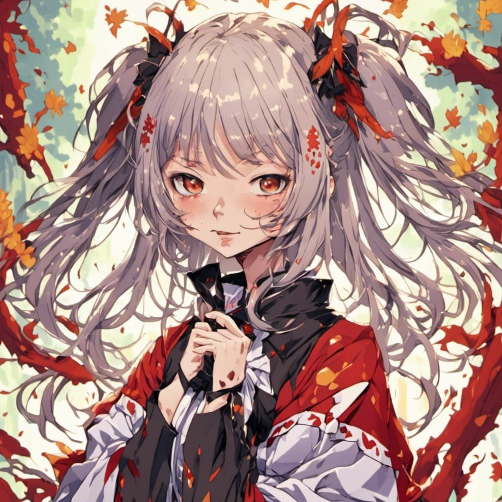 Vibrant Anime Art with Detailed Color Shading