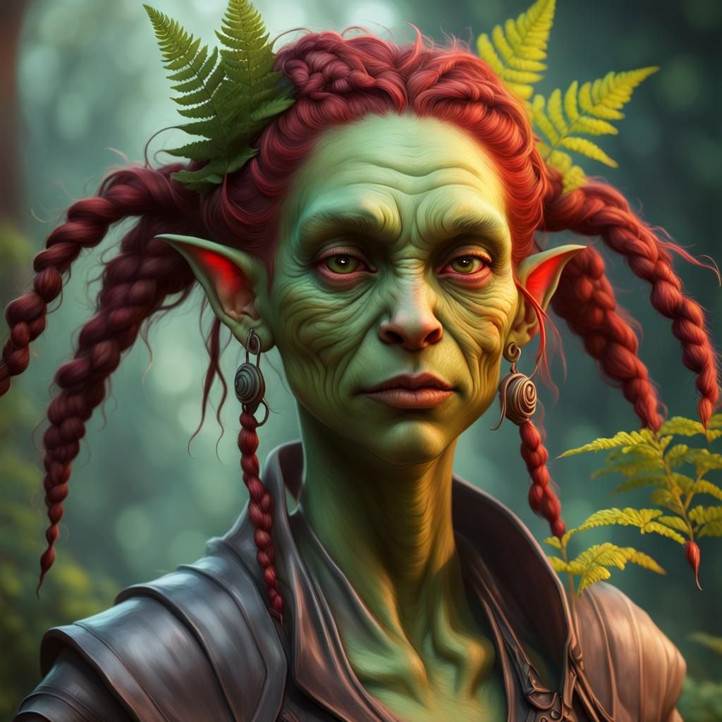 goblin with red dreads