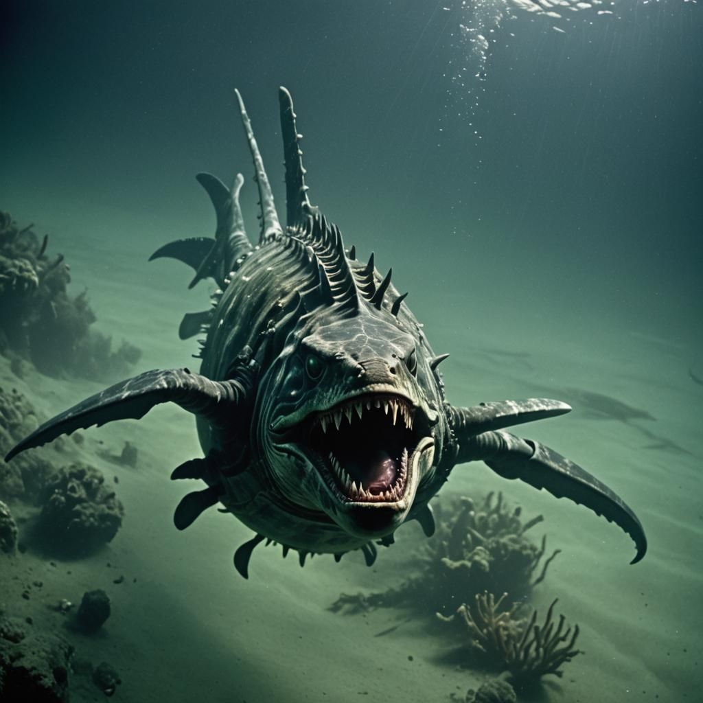 Terrifying Deep Sea Monster Emerges from Trench