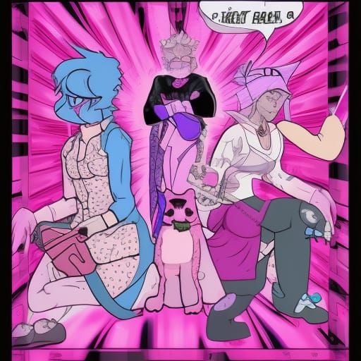 Pink Cyborg Fursona Unplugs from Pink Matrix