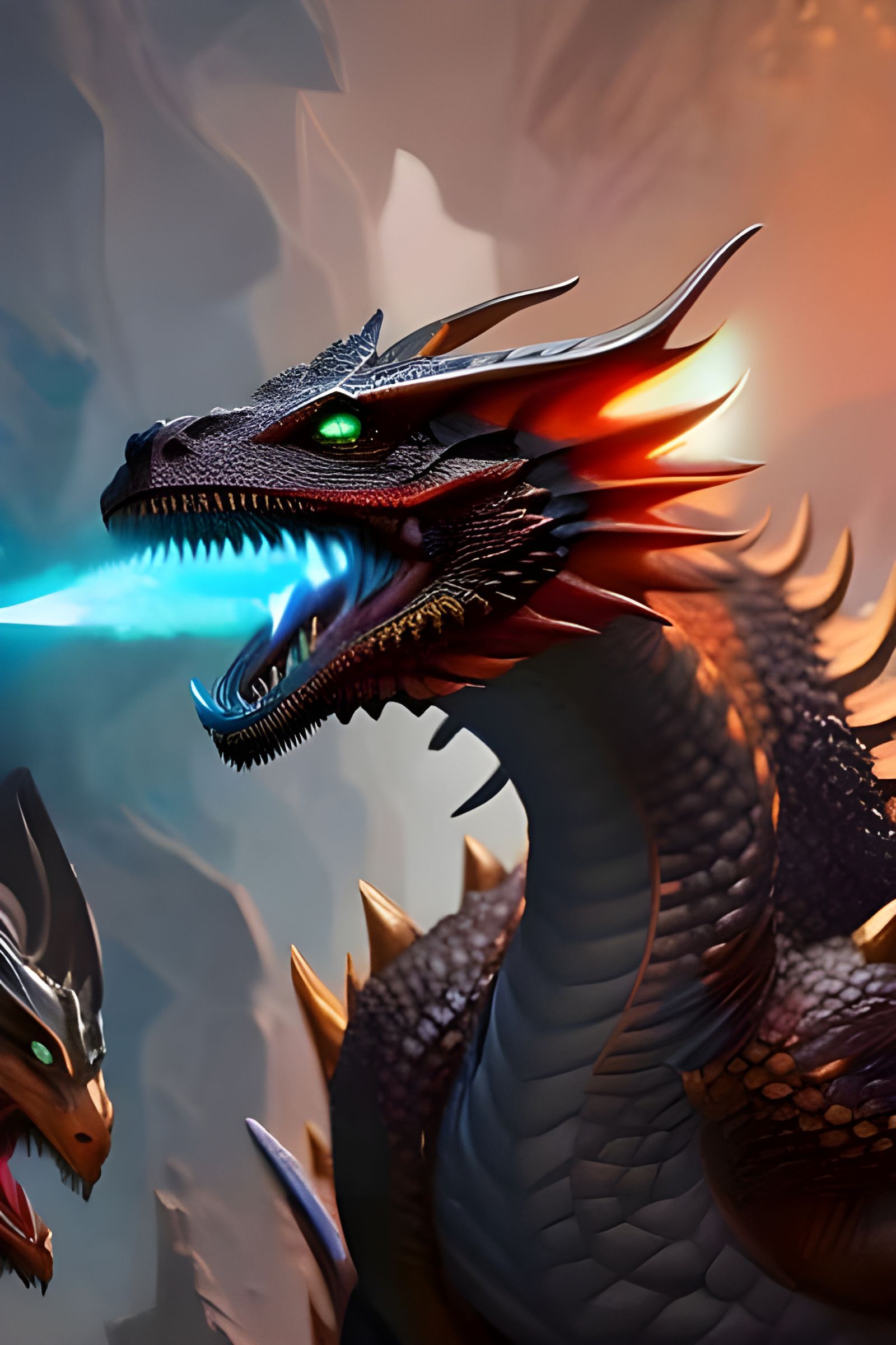 White-Hot Plasma Breathing Dragon