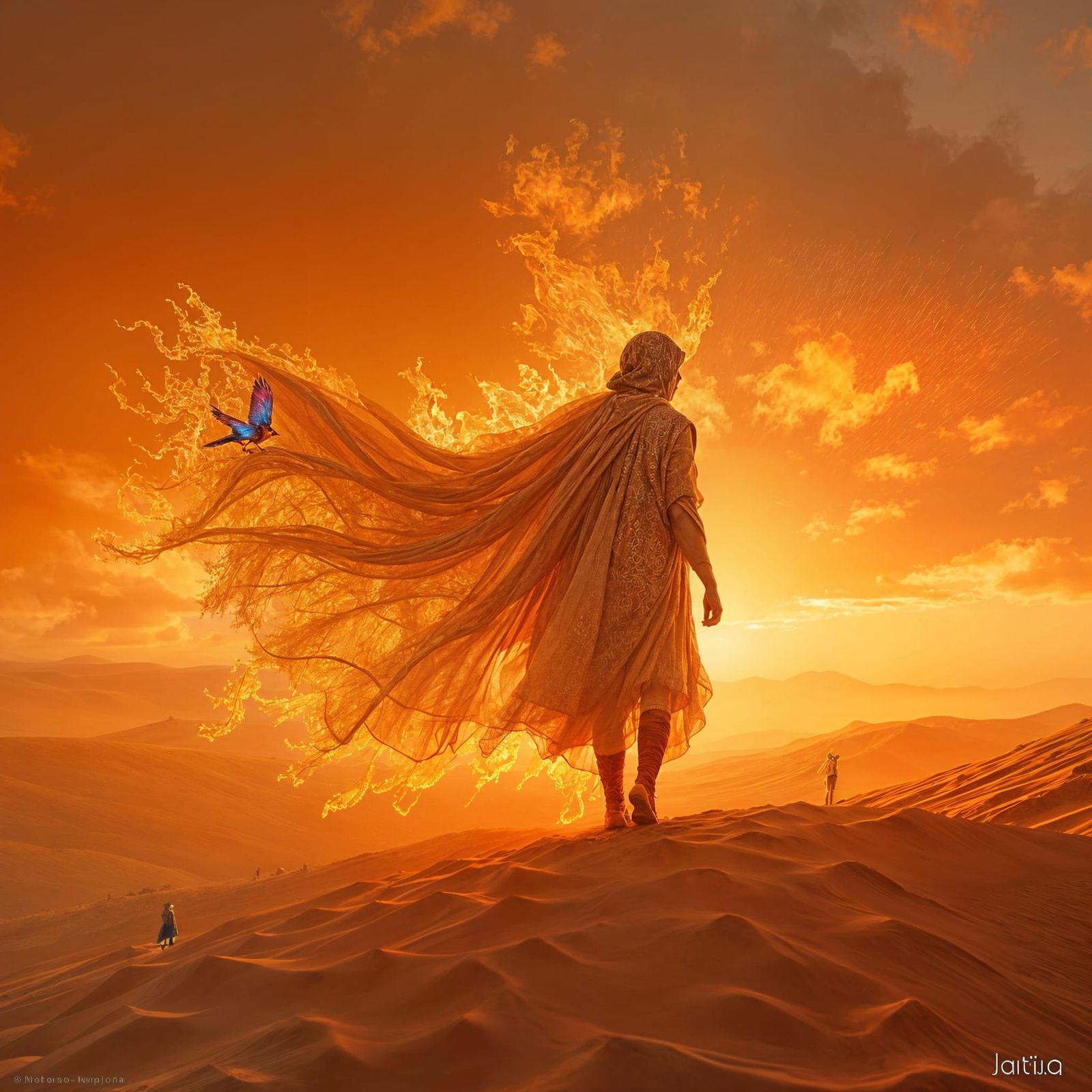 Wanderer in a Surreal Desert of His Expanded Mind