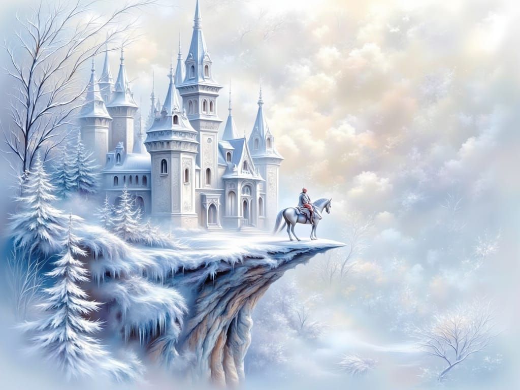 Enchanted Winter Fairy Castle