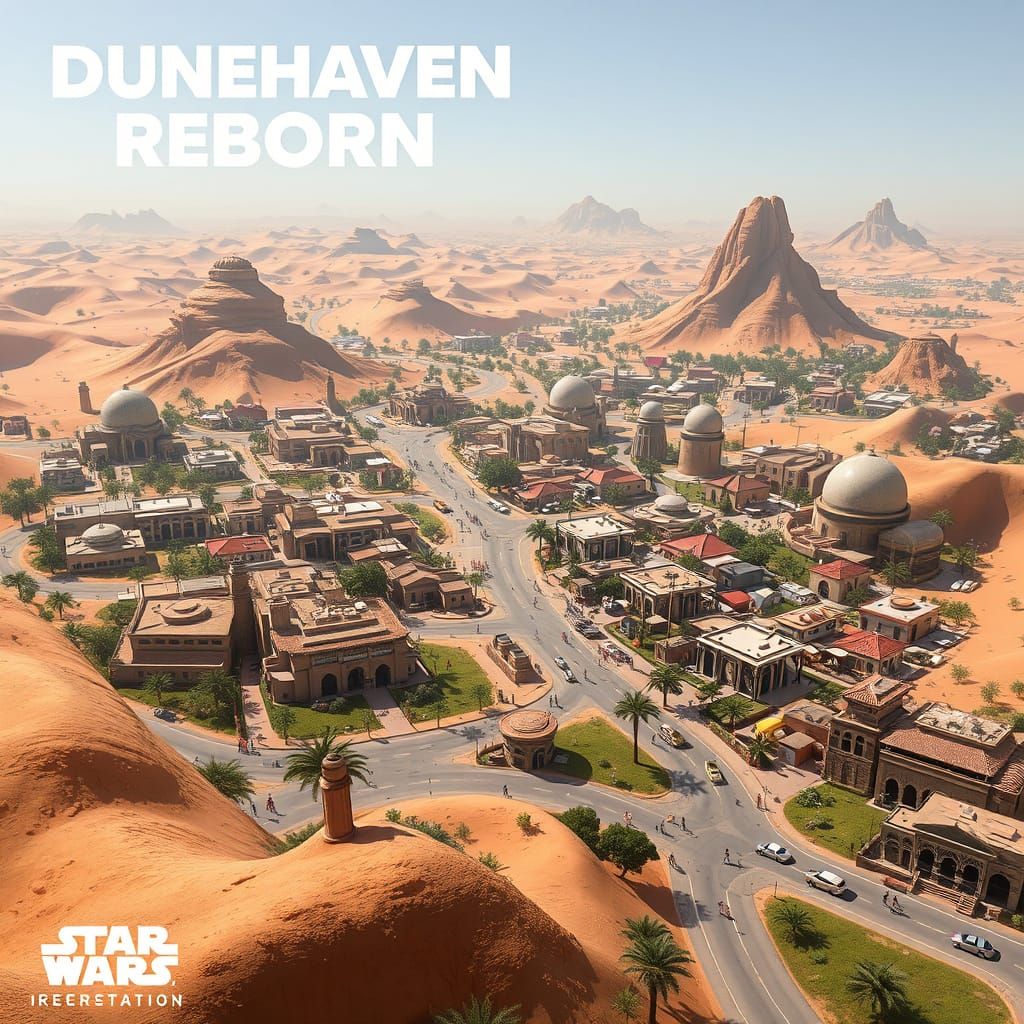 Dunehaven Reborn: Urban Oasis on Tatooine