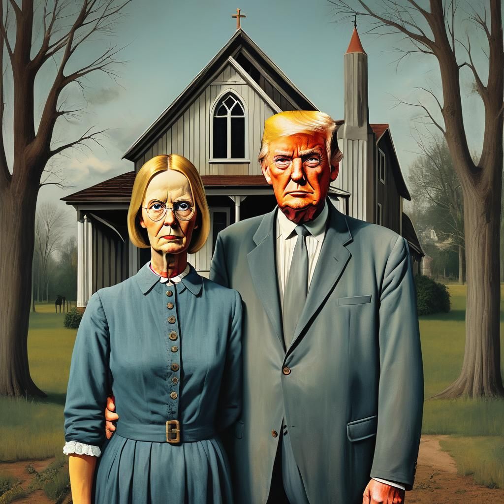 American Gothic Parody