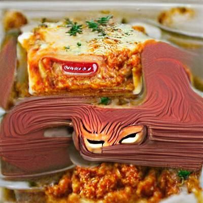 AI-Generated Lasagna Visualisation
