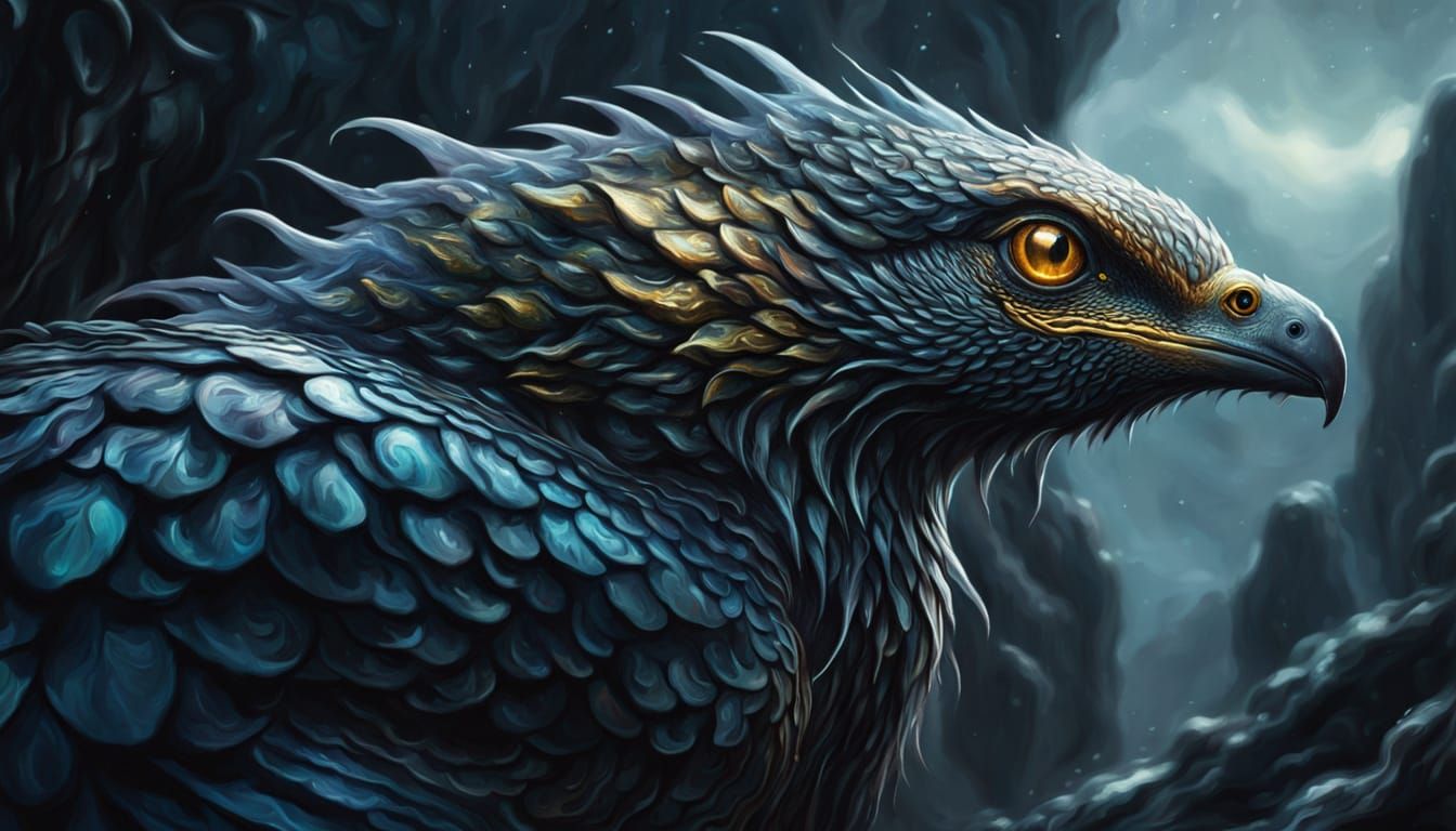 Hyperrealistic Sci-Fi Art of a Pelagic Lifeform