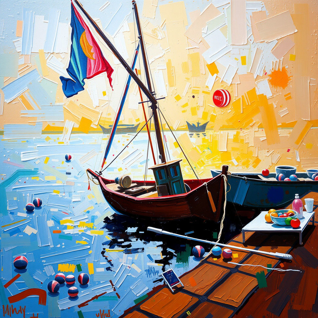 Impressionist Oil Painting with Vivid Brushstrokes