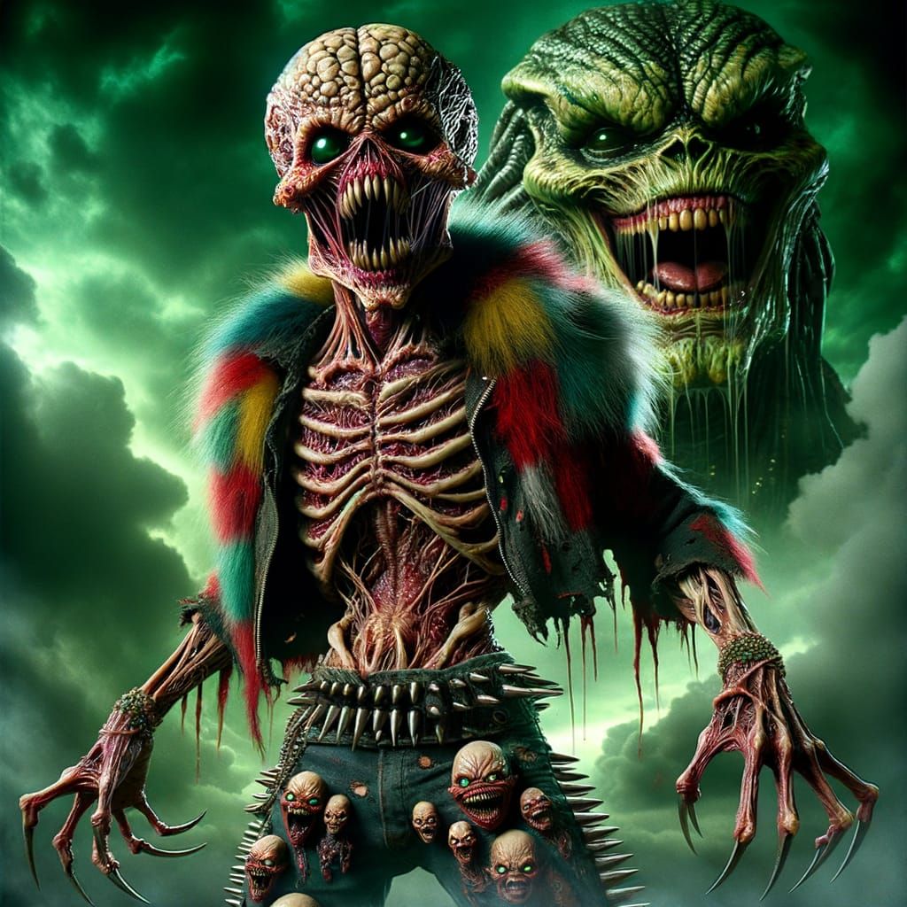 Mutated Humanoids in Horror Cinematic Style