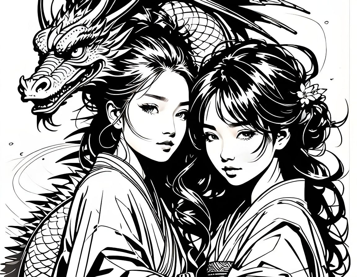 Draco Sisters  - A Line Art Story