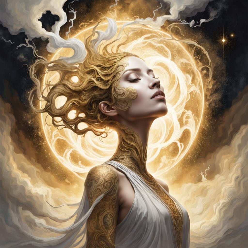 Divine Healing Energy Radiates Within