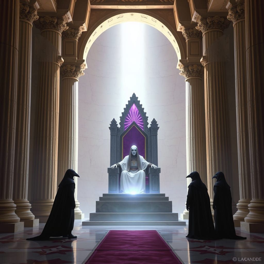 Ethereal Throne Room in an Otherworldly Aesthetic