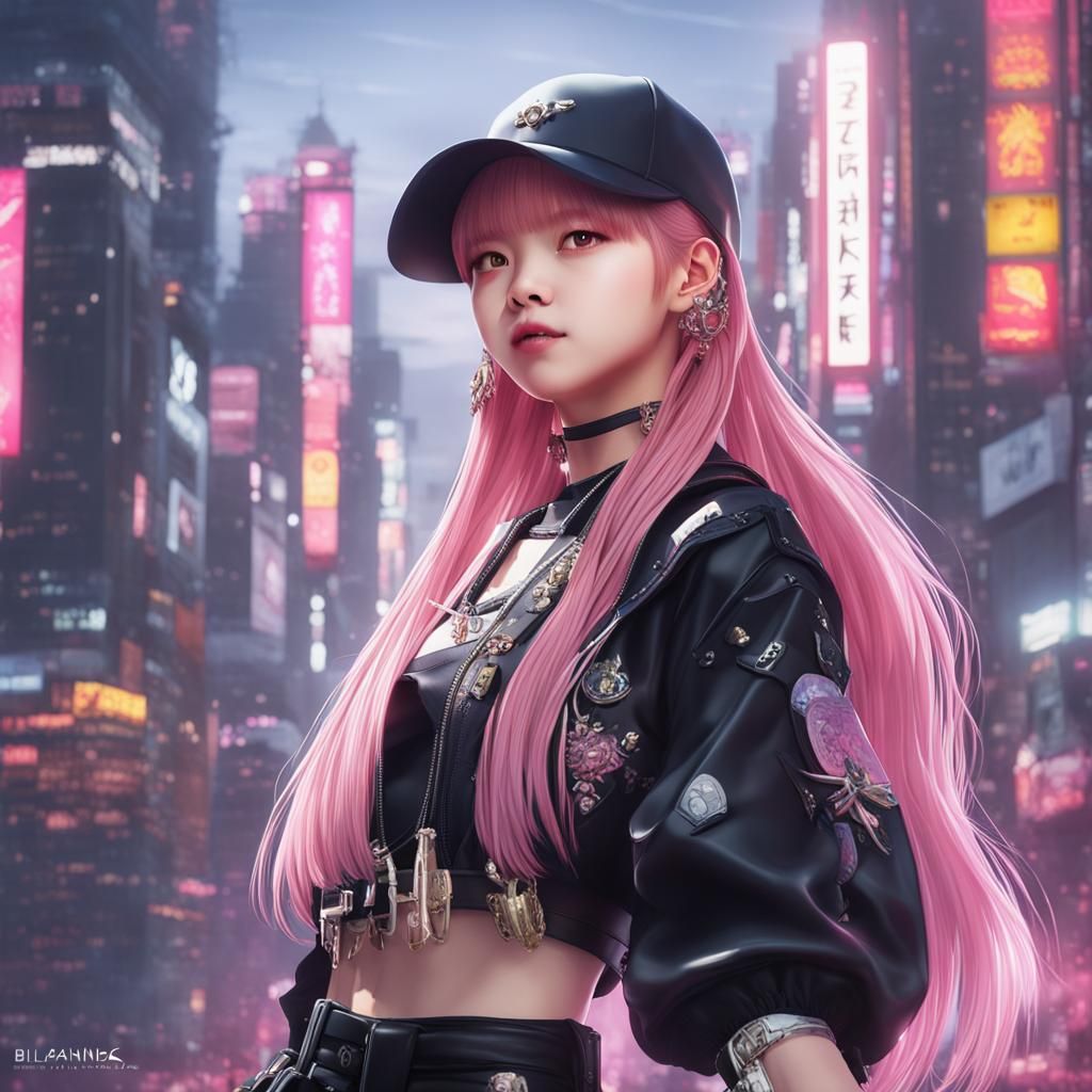 Lisa of BLACKPINK in Detailed 3D Anime Art