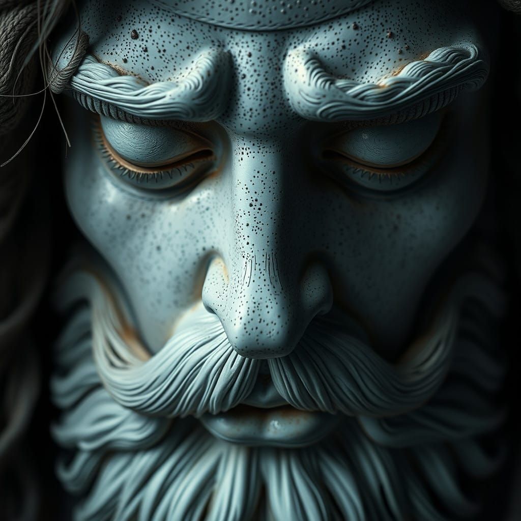 God's Divine Kiss in Hyperrealistic Splendor