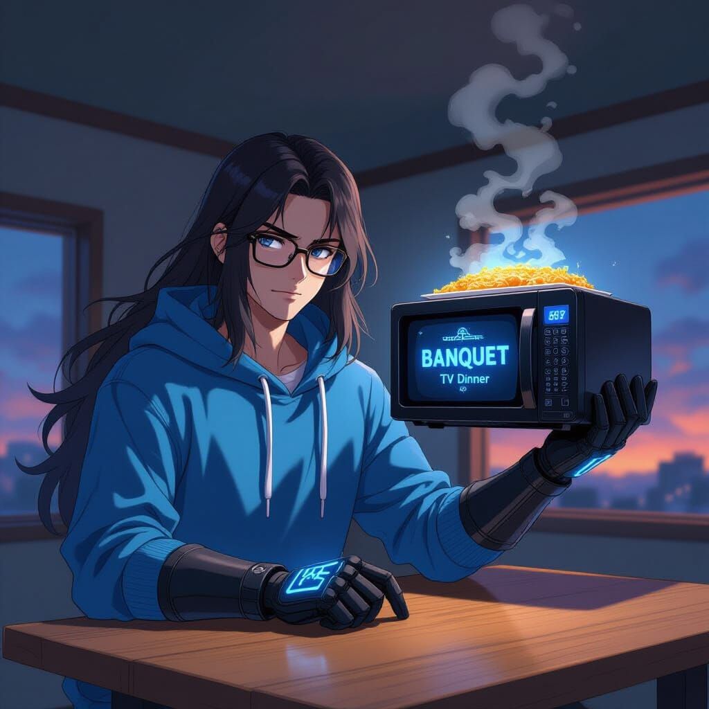 Heroic Nendoroid Character with Microwave Armor