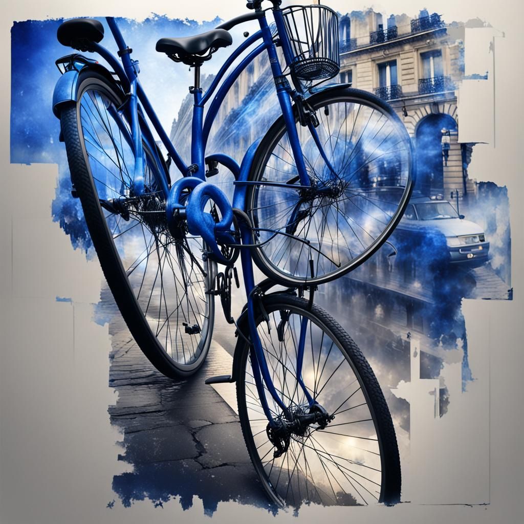 Magical Realism: Bicycles and Paris in Blue