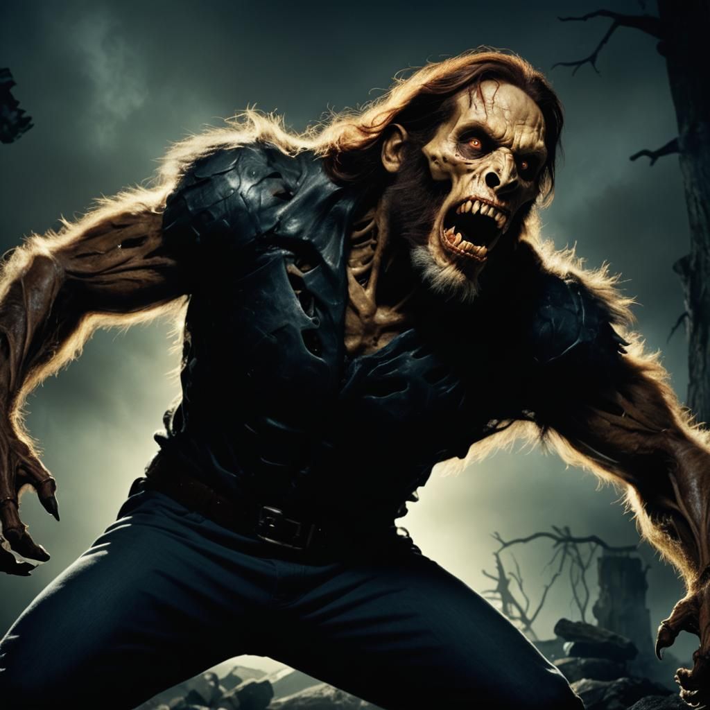 X-Ray View: Werewolf Transformation Skeletal Structure